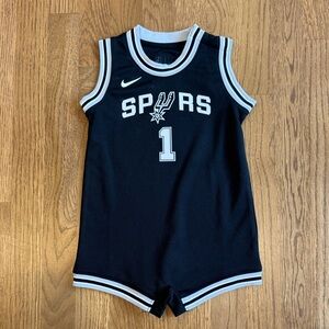 Nike Kids Black and White Spurs Jersey